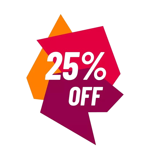 25%